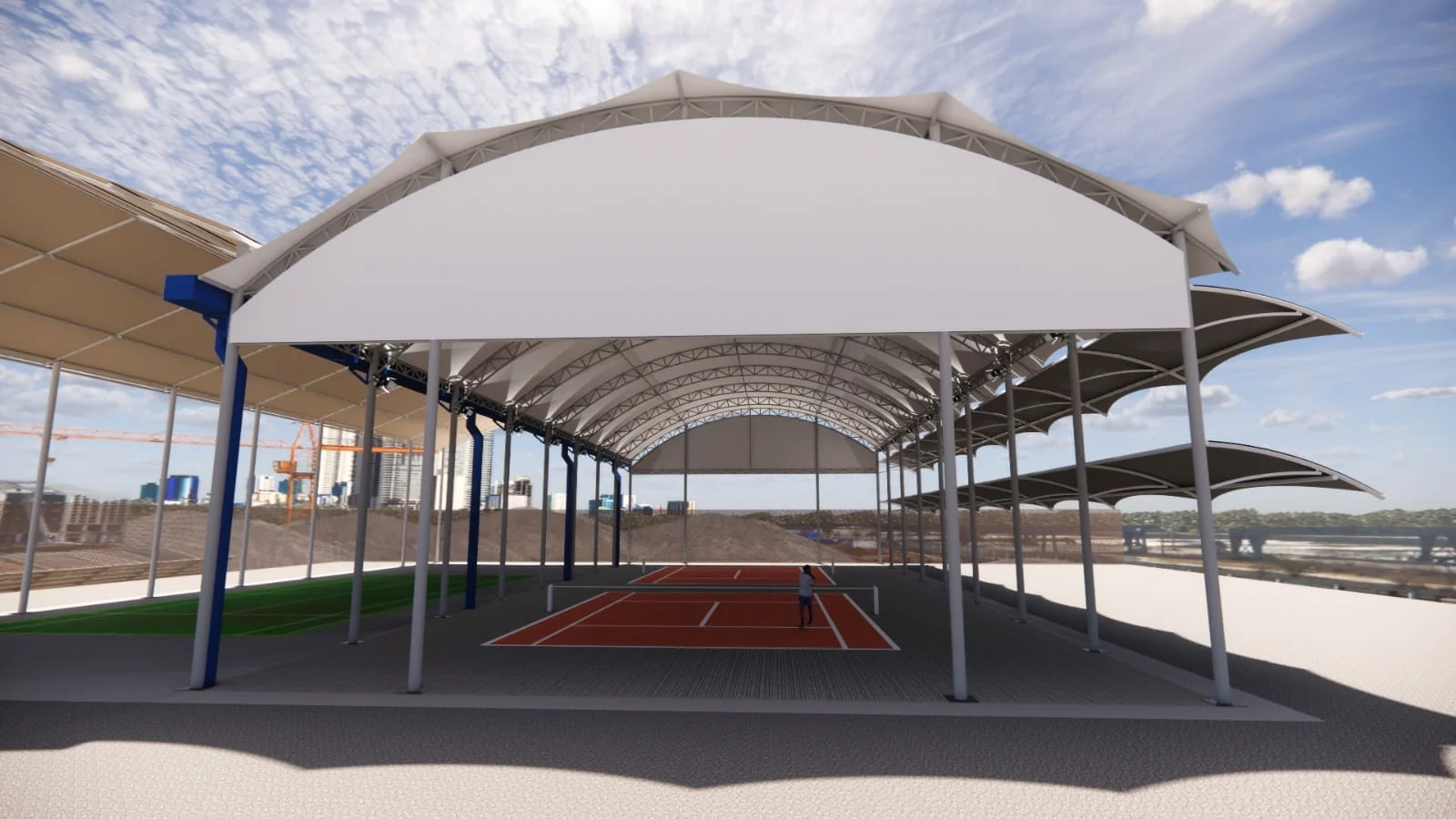 Canopy Lapangan Tenis